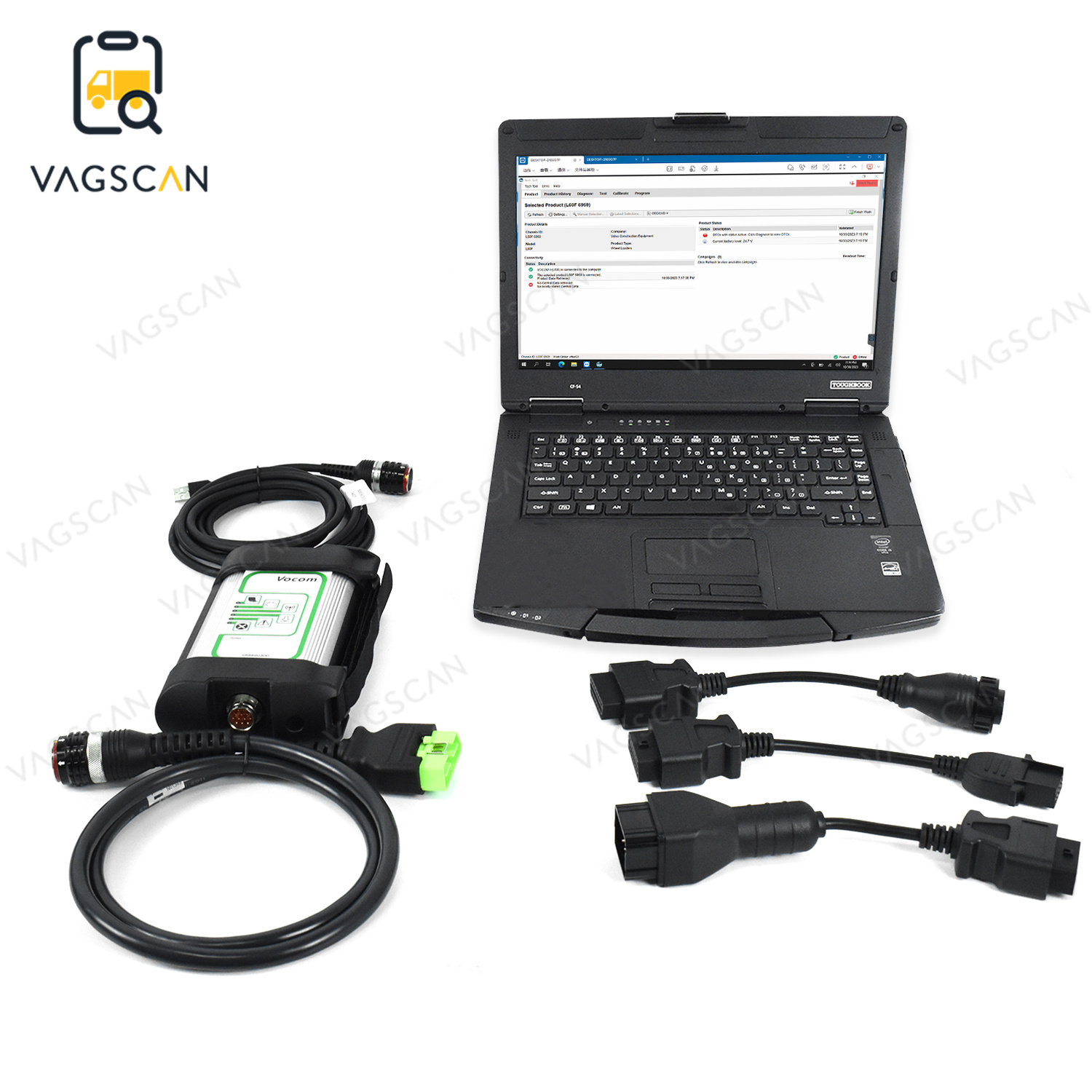 Vocom Adapter Vocom 88890300 Marine Industrial Engine Scanner Adapter For Euro6 With ...