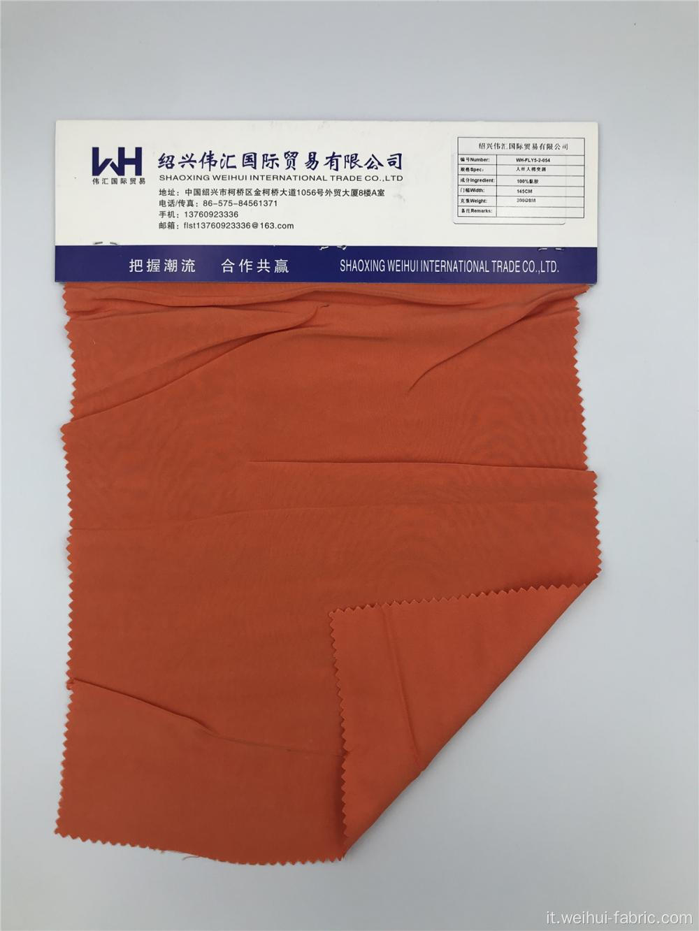 Tessuto in viscosa intessuta 145 cm tinta unita arancione