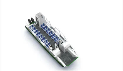 Aluminum Hydrofoil Assisted Power Catamaran Passenger Ship for Sale