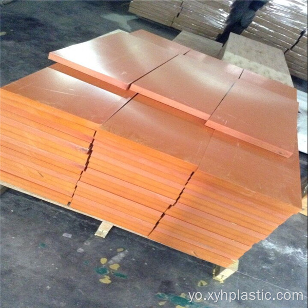 Electrical Insulaiton O tayọ Didara Orange / Black Board