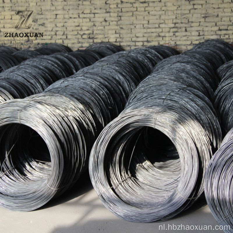 Gegalvaniseerd zwart gegloeide ijzeren draad wevende binddraad