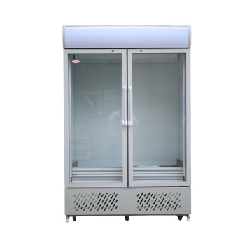 Hot Sale LC-500F MARS 500L Double Door Vertical Beverage Cooler