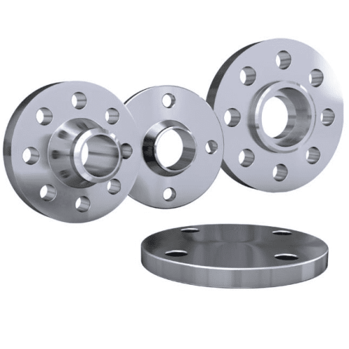 Flat welded titanium flange