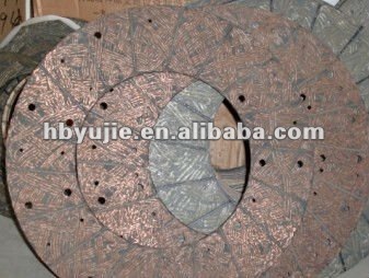 clutch facing for copper friction