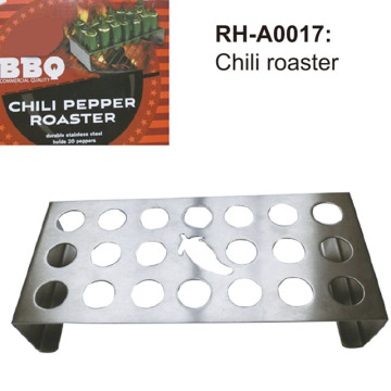 Porte-rôtissoire en acier inoxydable pour Chili au poivre