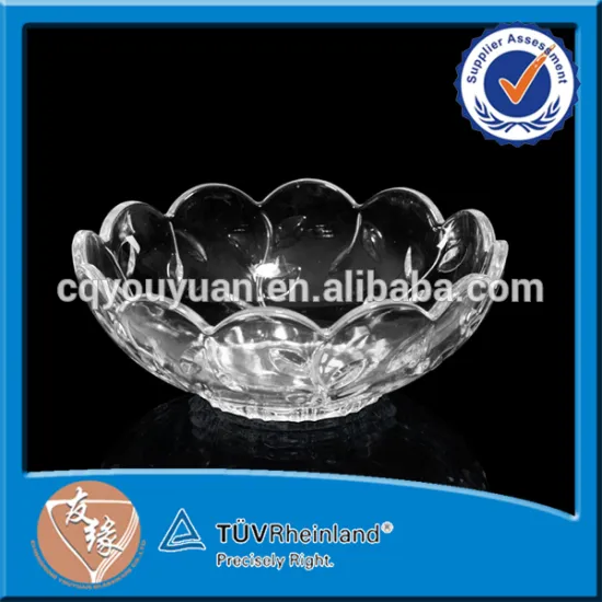 New Design Leaf Shape Clear Wholesale Decorative Glass Bowls