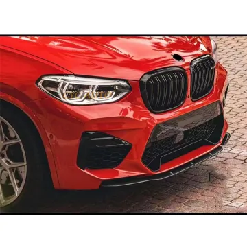 High Quality F98 X4M Rock Style ABS Front Bumper Lip Splitter for BMW X4 Series G02 2019-2021