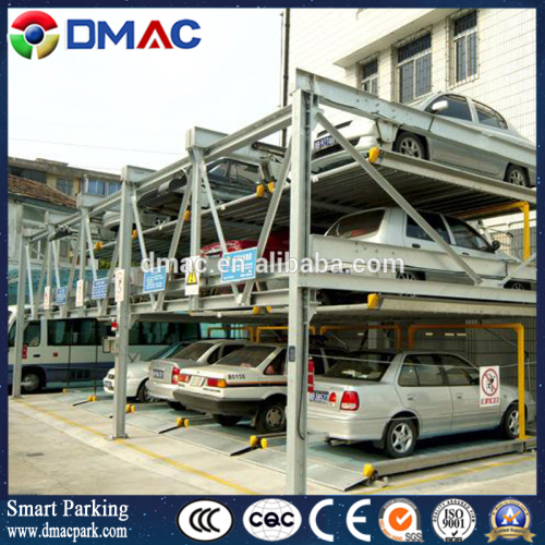 3 levels car lift parking/ invisible car lift parkings