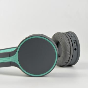 Over Ear HiFi-ljud Inbyggd mikrofon Wireless 5.0 Hörlurar Minne Protein Hörselkåpor Trådlöst headset