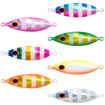 Slow Sinking Metal Jig Lures - 40g to 150g for Sea Fishing