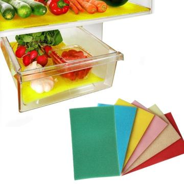 Color Random Sponge Refrigerator Drawer Pad Anti-oil And Mildew Easy To Clean Vegetables And Fruits Fresh Cotton