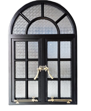 Arched Roof Casement Windows: 36x72 Horizontal Open Luxury Design