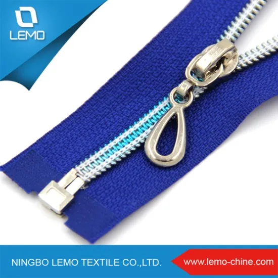 No.5 Stainless Steel Zipper, Two Color Shiny Gold Zipper