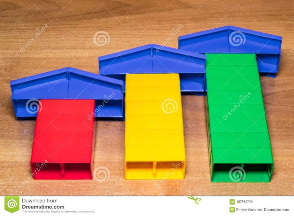 Building blocks plastic housing