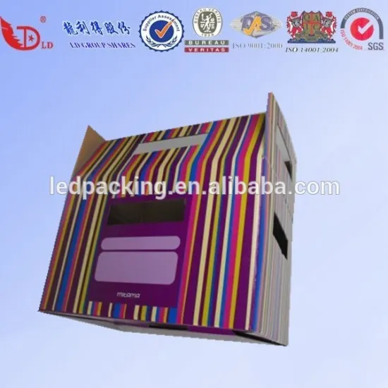 Custom size corrugated shipping carton box