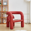 Nordic light luxury style creative personality single chair