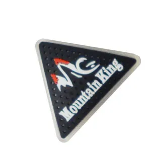 custom embossed brand rubber label for jeans