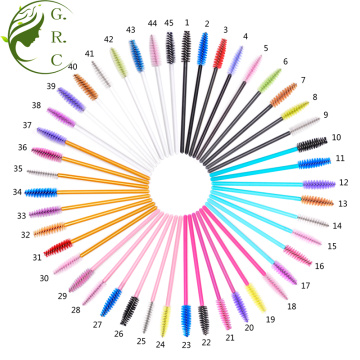 Escova descartável do cílio da cílios do aplicador dos passageiros do rímel
