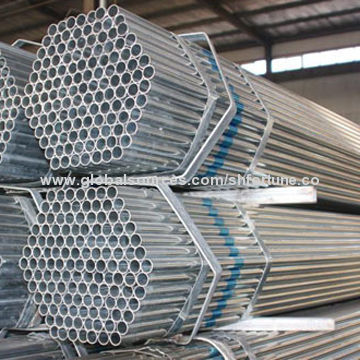 Q235 Hot-dip Galvanized Steel Pipes, ISO 9001:2000 Certified