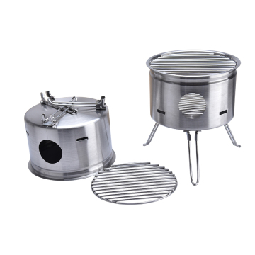 Stainless Steel Portable Foldable Charcoal BBQ Grills for Outdoor Camping: Your Perfect Picnic Companion