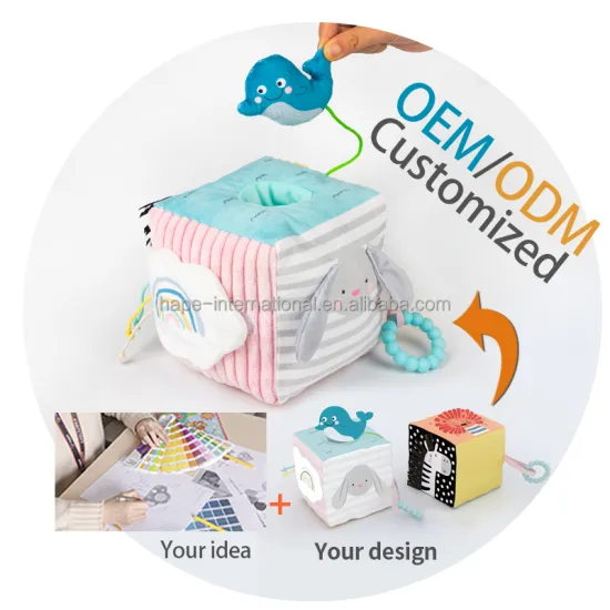 Montessori-Inspired Sensory Learning Cube: An Early Educational Toy for Baby's Development