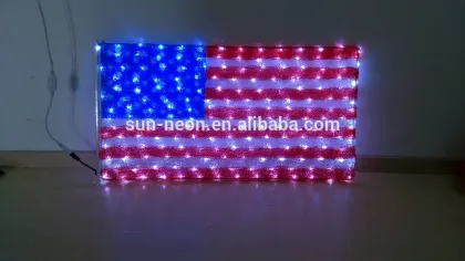 outdoor hanging motif light christmas street 2d motif flag light