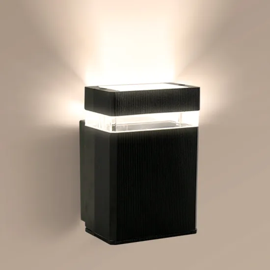 Europe Market Modern Decoration Aluminum IP65 3000K 9W Exterior Wall Mounted LED Lamp