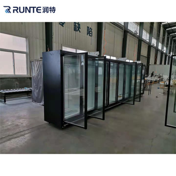 Multideck Refrigerator Glass Door Refrigerator and Freezer