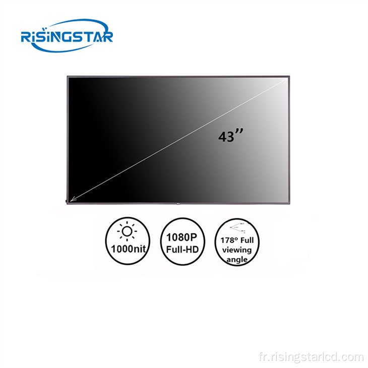 Carte LCD de 43 pouces 1500 Nits