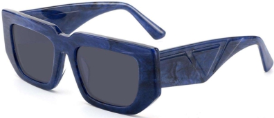 C3 Acetate Glasses Frame Blue Marble