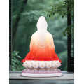 White Marble seated statue of Guanyin Bodhisattva