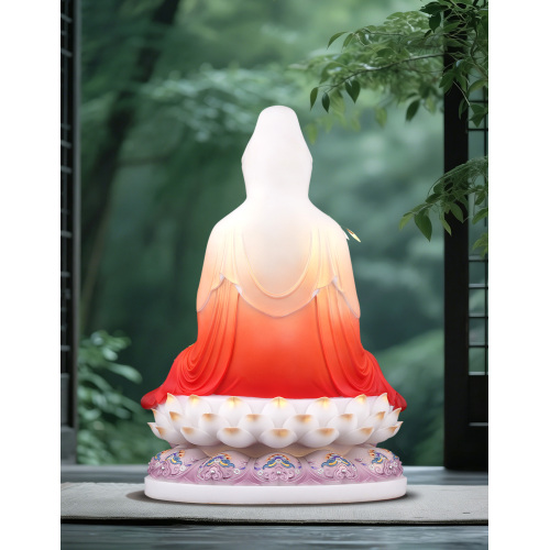 White Marble seated statue of Guanyin Bodhisattva
