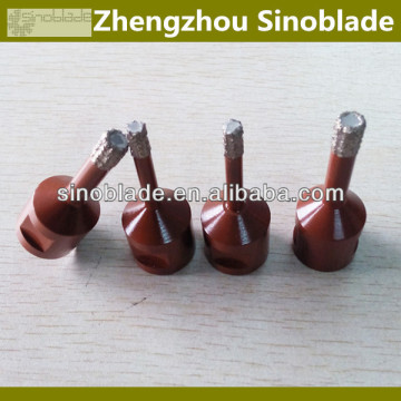 vacuum brazed high efficiency diamond core drill