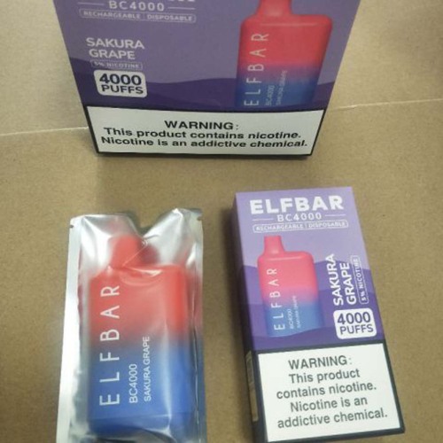 HIgh Quality OEM Rechargeable Vape Elf Bar 4000