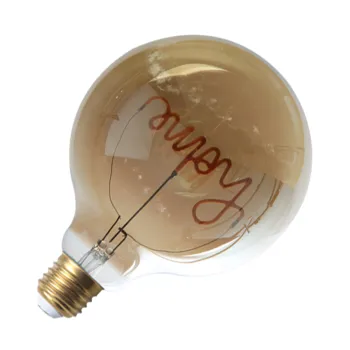 Alexa and Tuya Enabled RGB Smart Wi-Fi Bulb: Wireless App Control, Adjustable G125 LED Filament Light