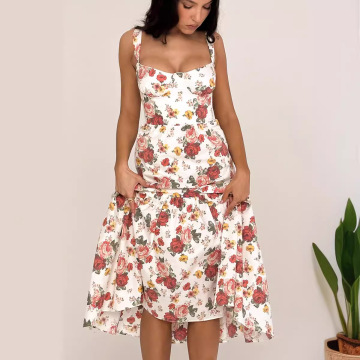 Summer short sleeved dress