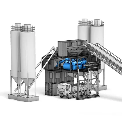 Stationary Planetary Concrete Mixer Equipment