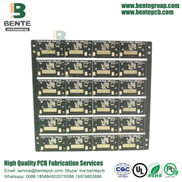 ENIG 2u BentePCB 4-Layers Simple Double Panel FR4  1oz