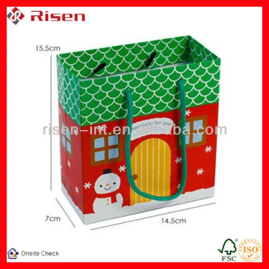 Popular Custom Gift Bag Christmas Bag