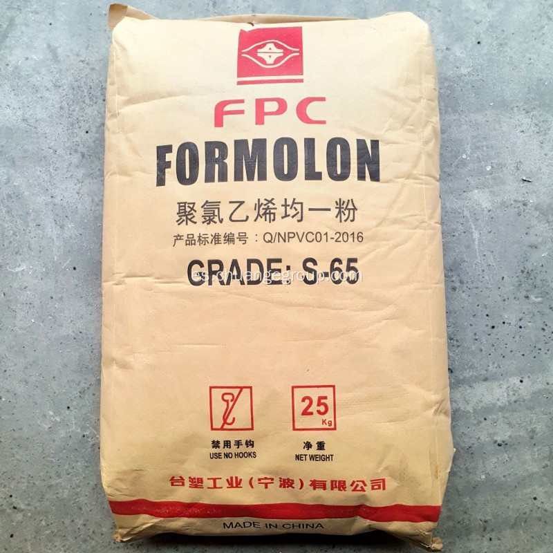 Formosa PVC Resin S65 para tubería