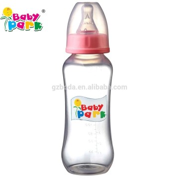 Manufacturer baby product baby bottle 8oz/240ml standard neck BPA free PP plastic baby feeding bottle wholesale china 2015