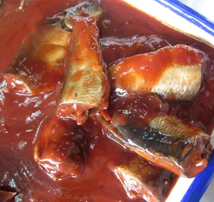 Canned Herring Fish in Tomato Sauce