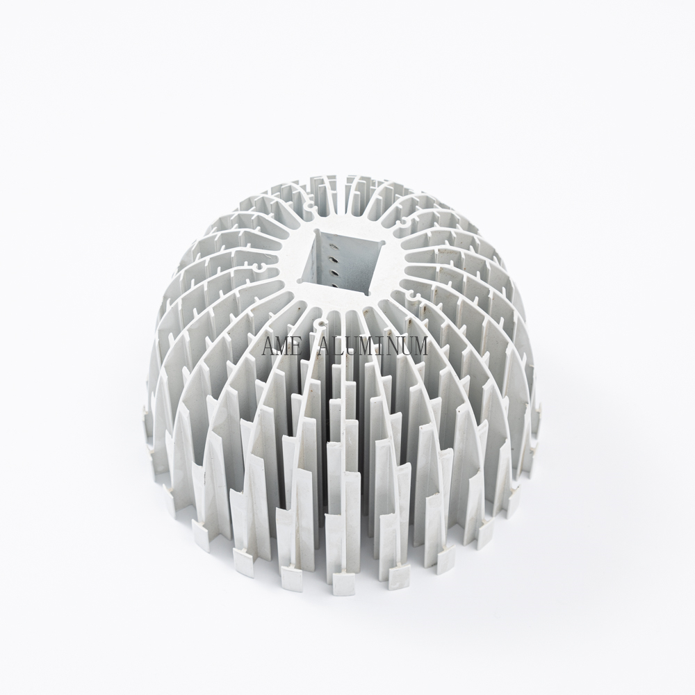 round silver heat sink