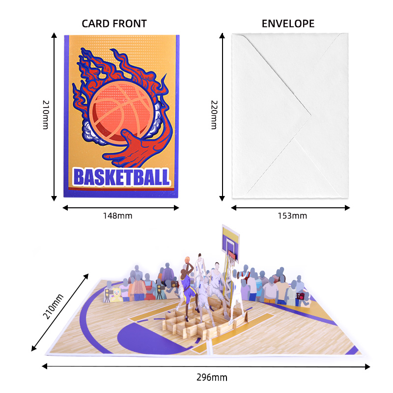 Basketball-Game-Pop-Up-Greeting-Card