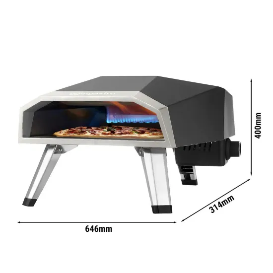 Customization 16 Inch Portable Commercial Stainless Steel Outdoor Mini Gas Pizza Oven