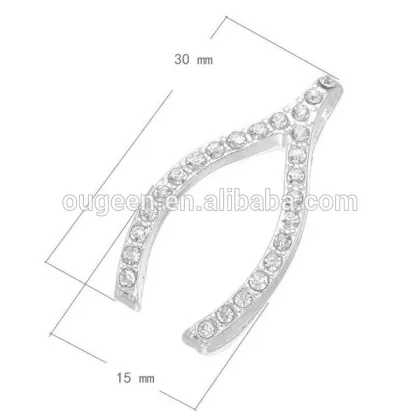 30*15mm Unique Creed Rope Chain Blade Silver Plated Necklace Pendant