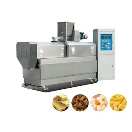 Hot Sale Extruded Snacks Food Processing Machine Puffed Snacks Food Production Line