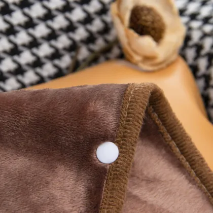 Multifunctional shawl blanket nap blanket coffee color