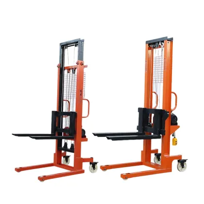 Wholesale Electric Pallet Stacker Straddle Lifting Equipment