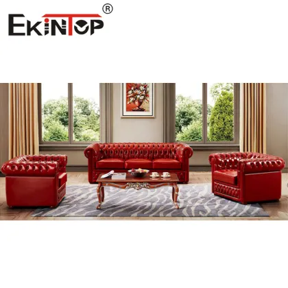 Modern High-End Luxury Leather Sofa Sets for Home Furniture